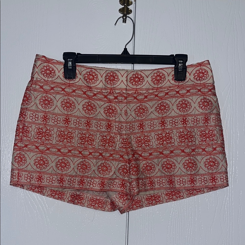 Ann Taylor LOFT Embroidered Shorts